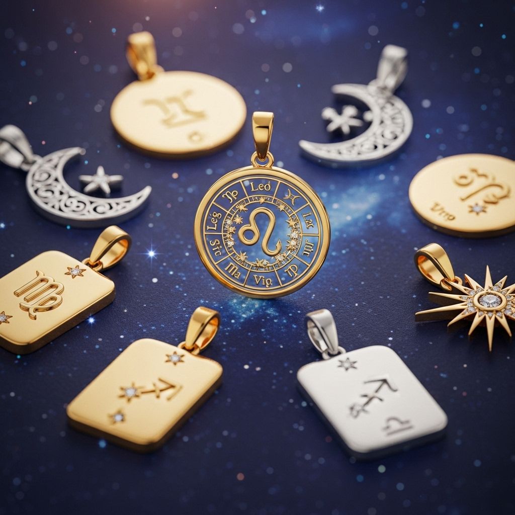 Celebrate cosmic identity and personal meaning with these custom zodiac pendants—hand-crafted, astrologically curated, and perfect for gifting.