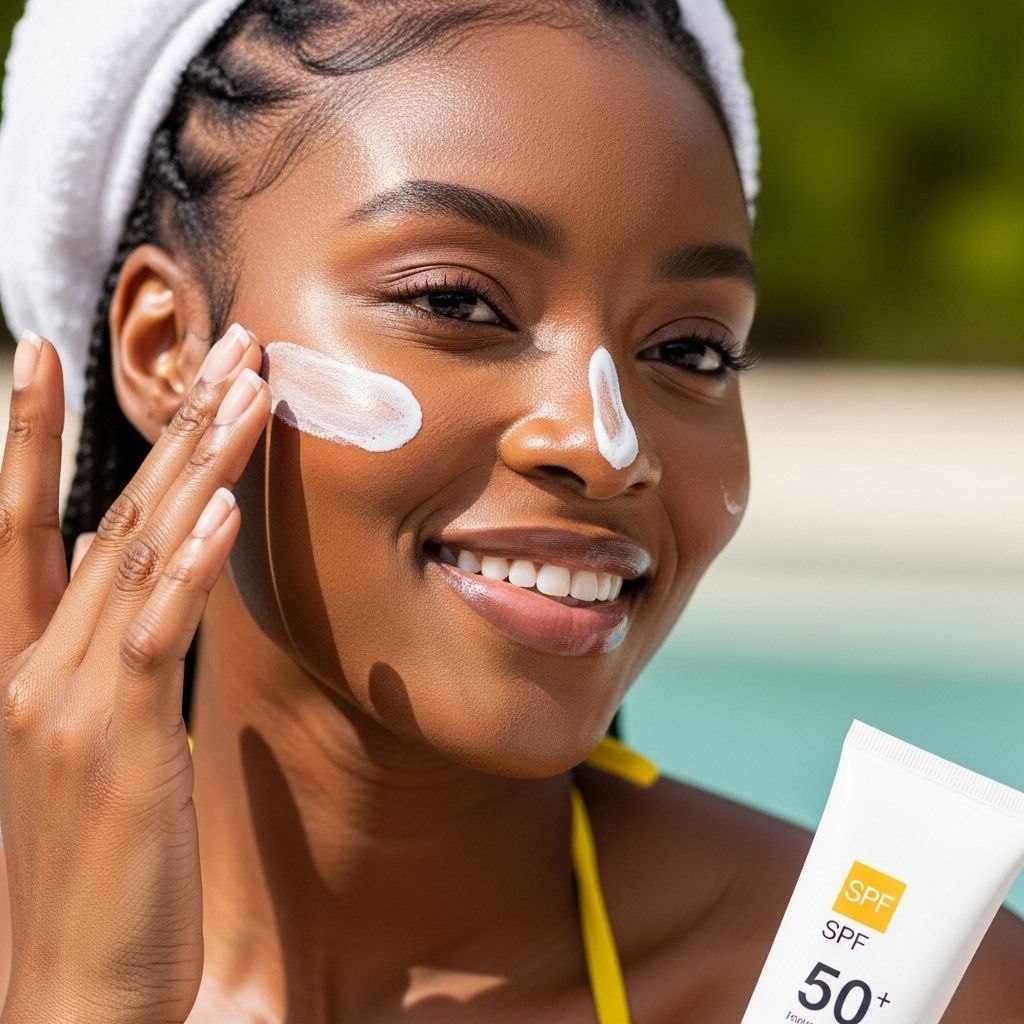 Everything Black women need to know about SPF, debunking common myths, expert advice, and the best sunscreens for deeper skin.