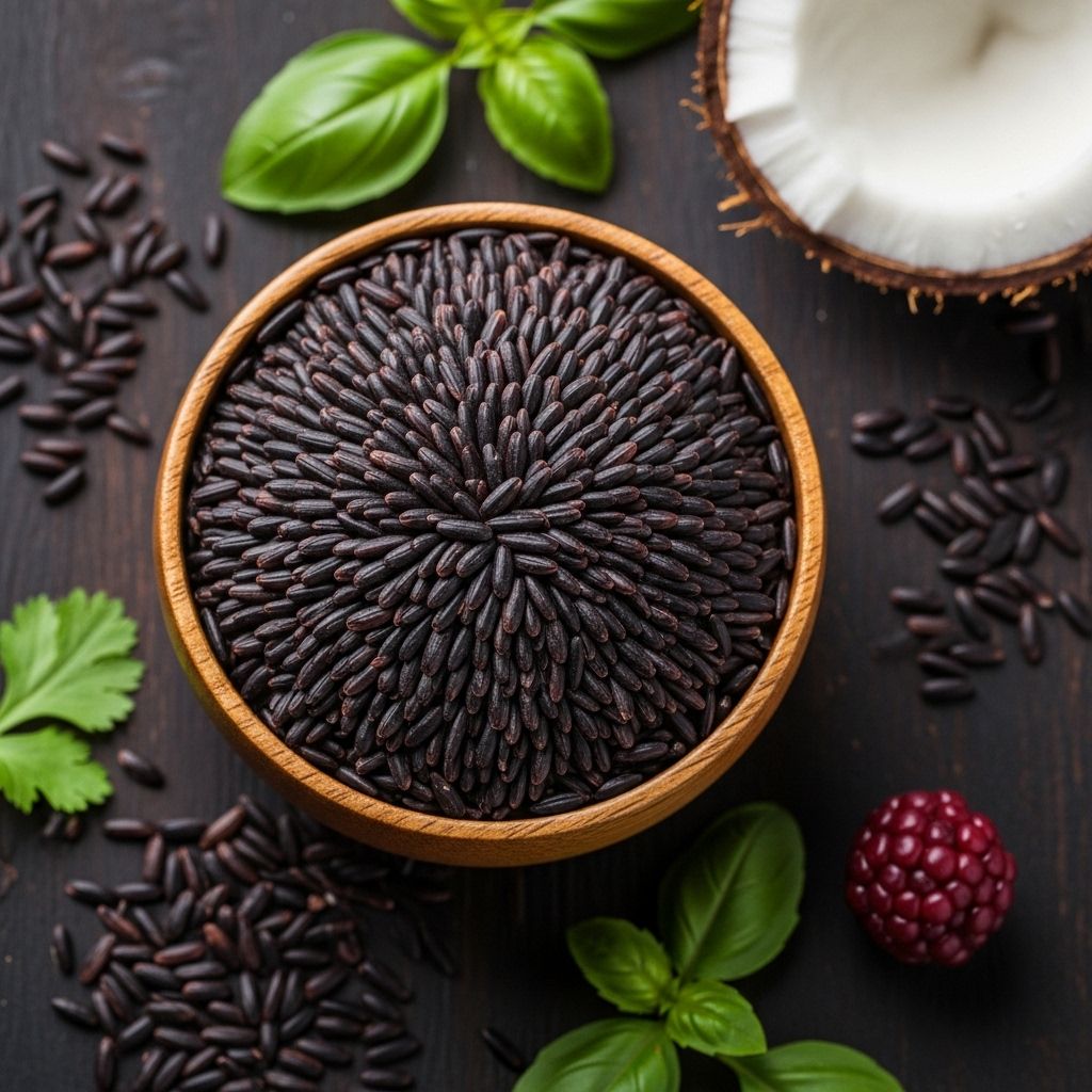 Black Rice: Origins, Nutritional Benefits, Culinary Uses, and Flavor Profile Explained Discover black rice, its unique health benefits, rich history, culinary uses, and unforgettable taste.