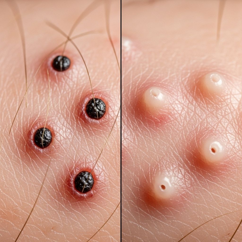 Blackheads vs. Whiteheads: Understanding the Differences and Effective Treatments for Clearer Skin Targeting each type of pore clogging helps you maintain balanced, blemish-free skin.