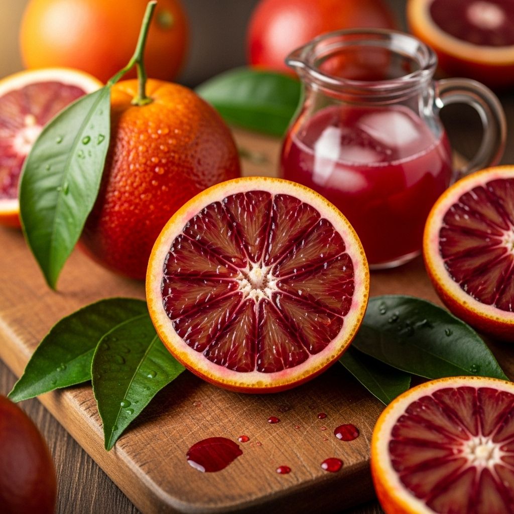 Unveiling the Blood Orange: Benefits, Uses, and Taste Discover the sweet, tart, and nutritious world of blood oranges