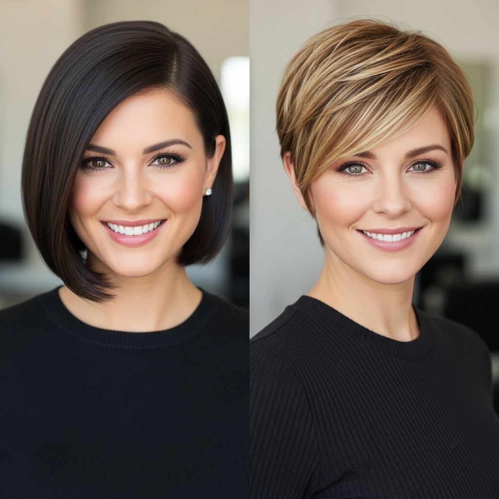 Bob vs. Pixie Cut: Choosing Your Perfect Short Hair Transformation Explore the benefits, maintenance, and styling secrets of bob and pixie haircuts to find your new signature short style.
