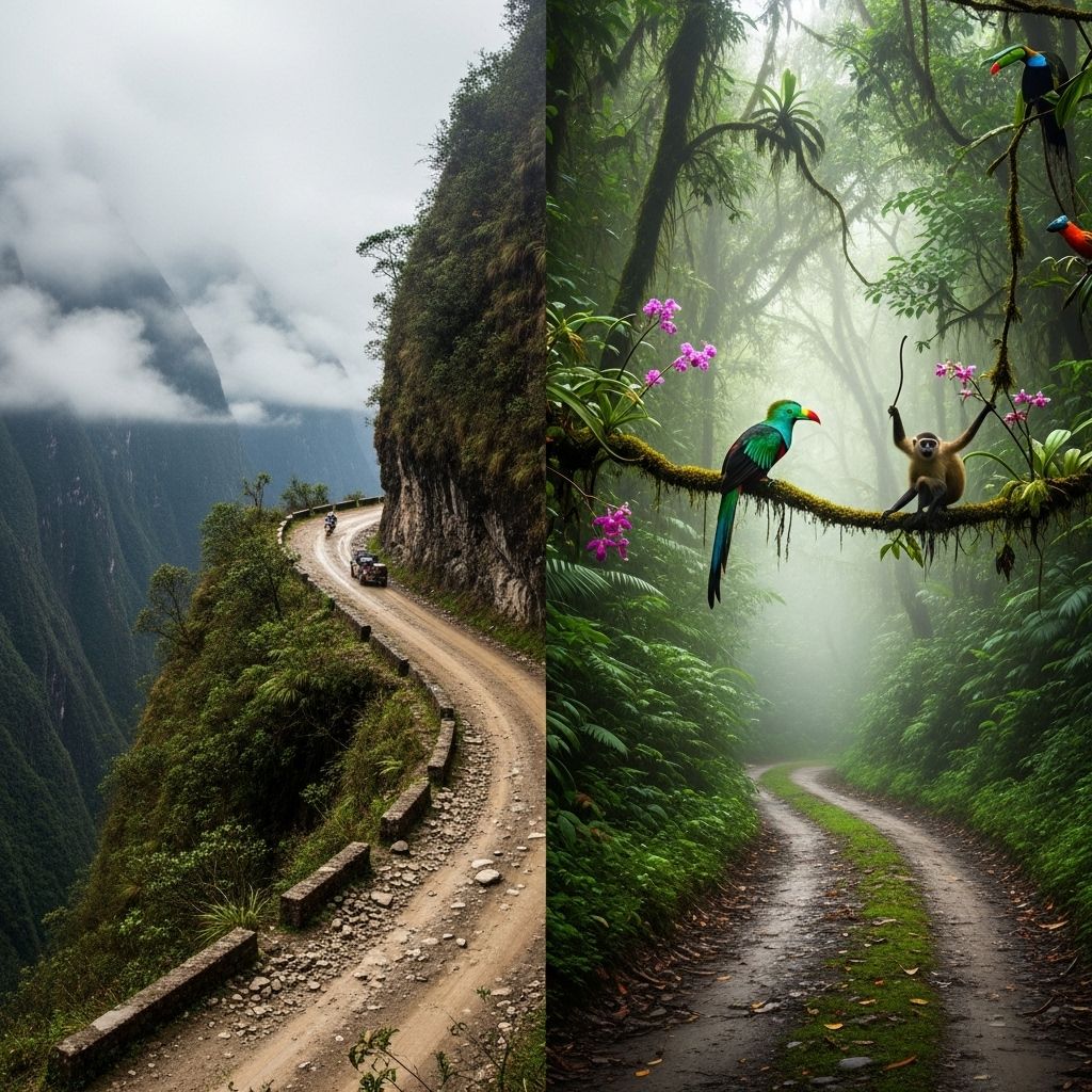 How an infamous Andean highway, once feared for its deadly toll, has been reclaimed by wildlife after traffic dropped away.