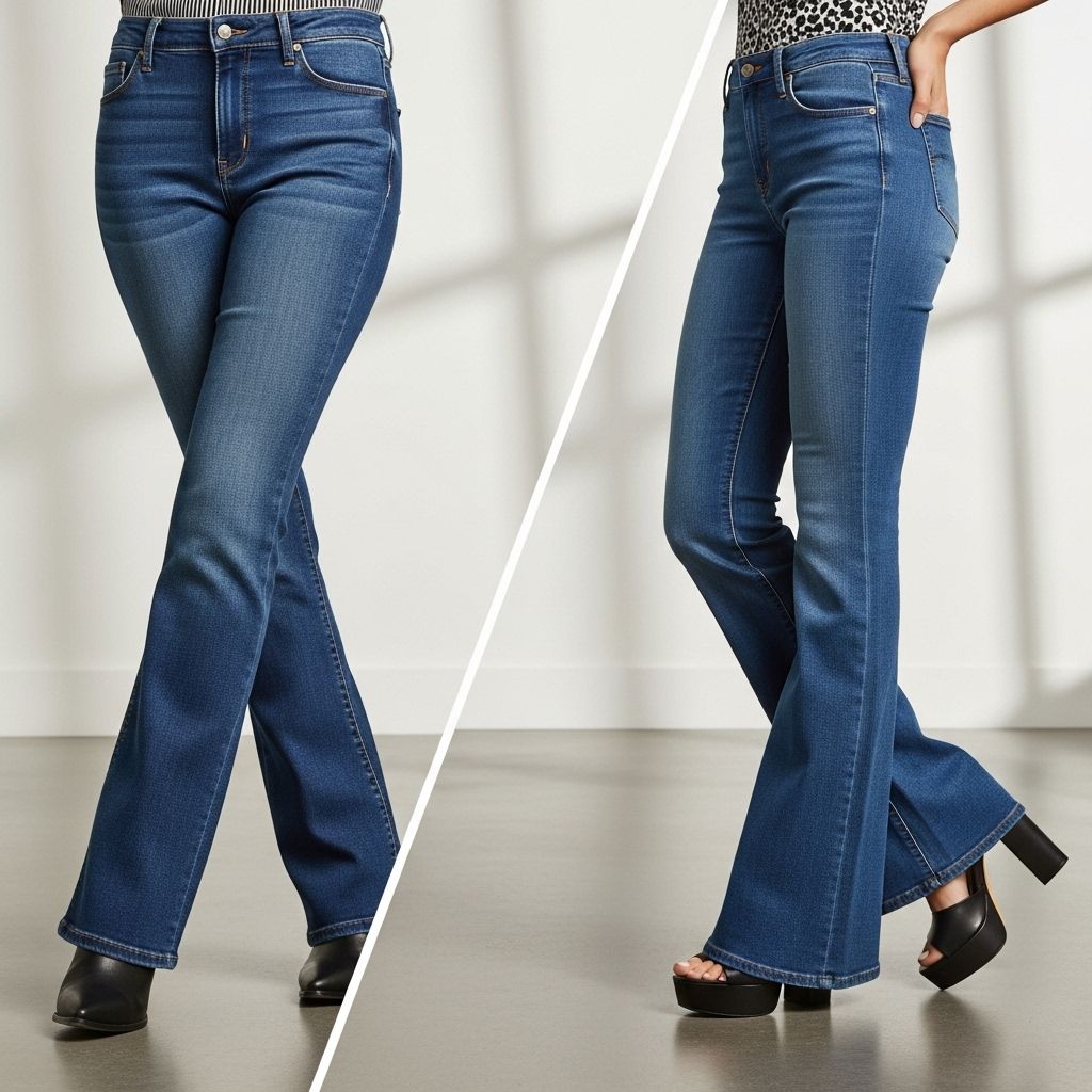 Step into style with our complete guide to bootcut and flare jeans, from fits and fashion history to expert styling tips.