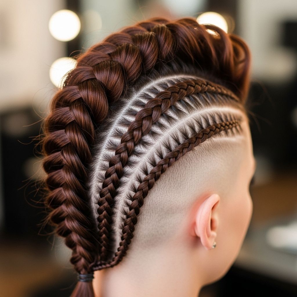 Transform your look with this edgy braided mohawk tutorial, perfect for making a powerful style statement any day.