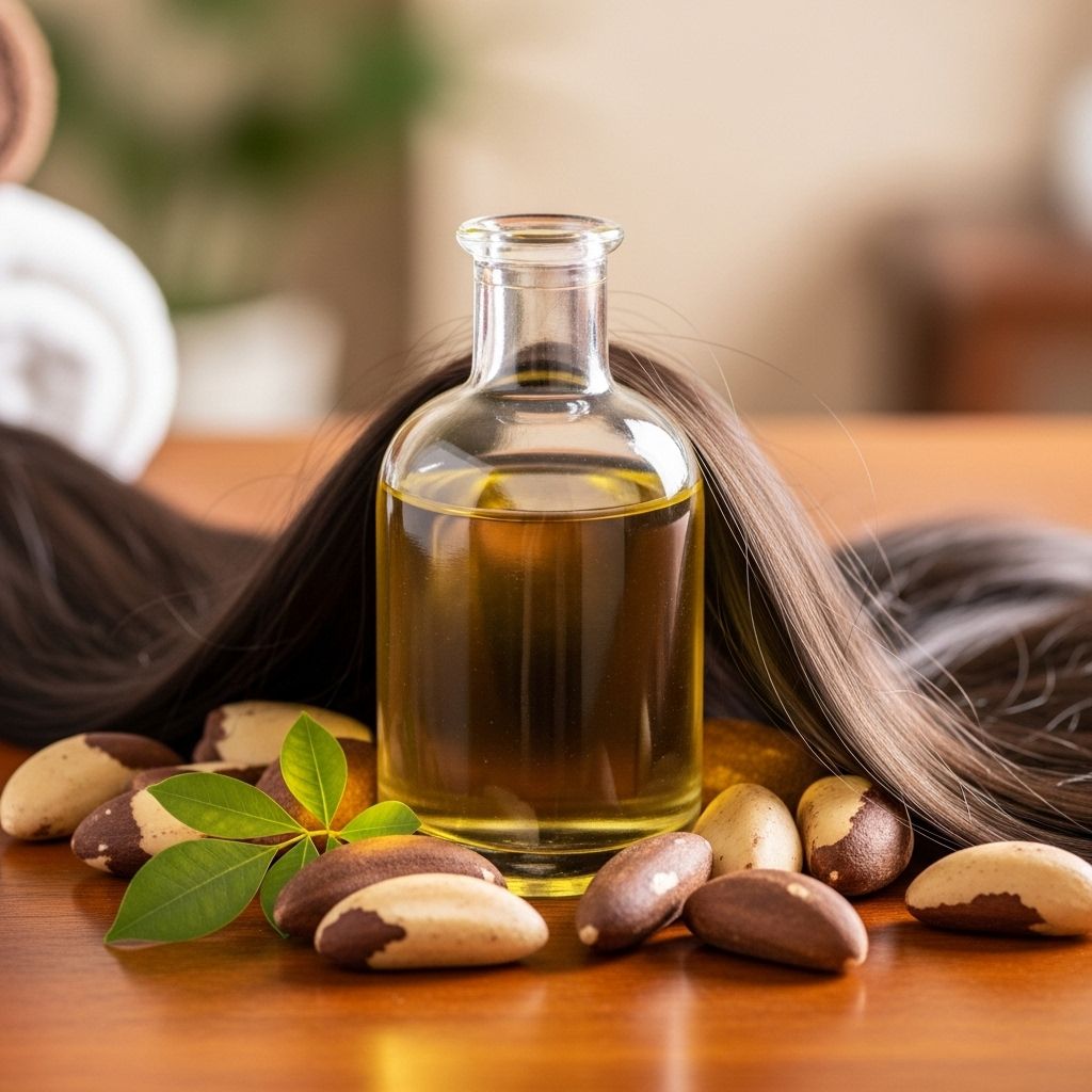 Brazil Nut Oil for Hair: Complete Benefits, Application Methods, and Expert Tips Uncover the transformative benefits of Brazil nut oil for healthy, shiny, and nourished hair with expert-backed usage tips.