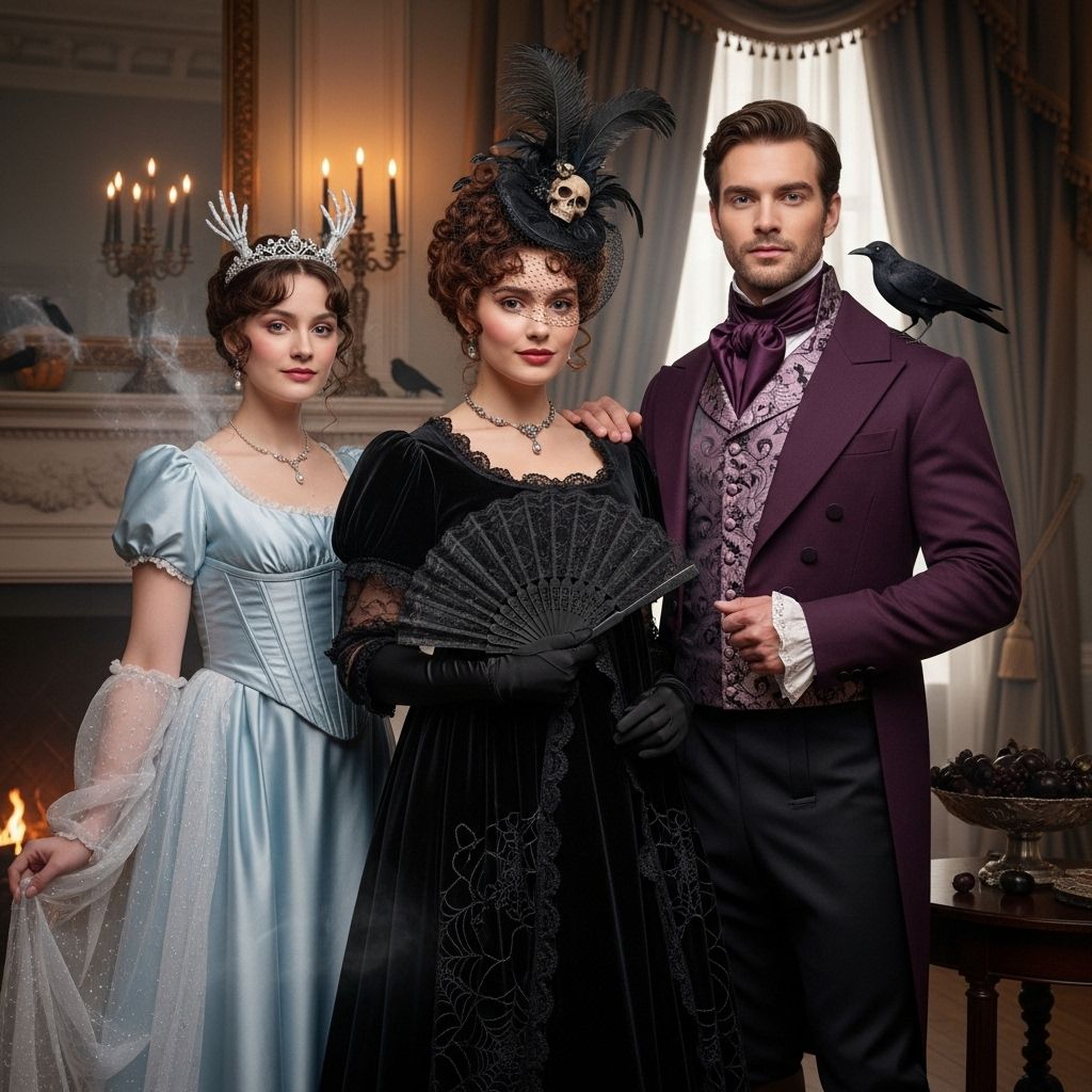 Turn heads at your next costume party with Regency-era glamour, bold character styles, and creative DIY tips inspired by Bridgerton.