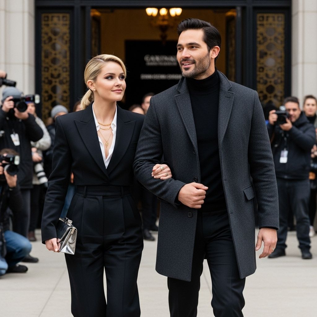 An inside look at Brittany Snow and Tyler Hoechlin’s heartwarming moments, personal styles, and candid thoughts at Fashion Week.