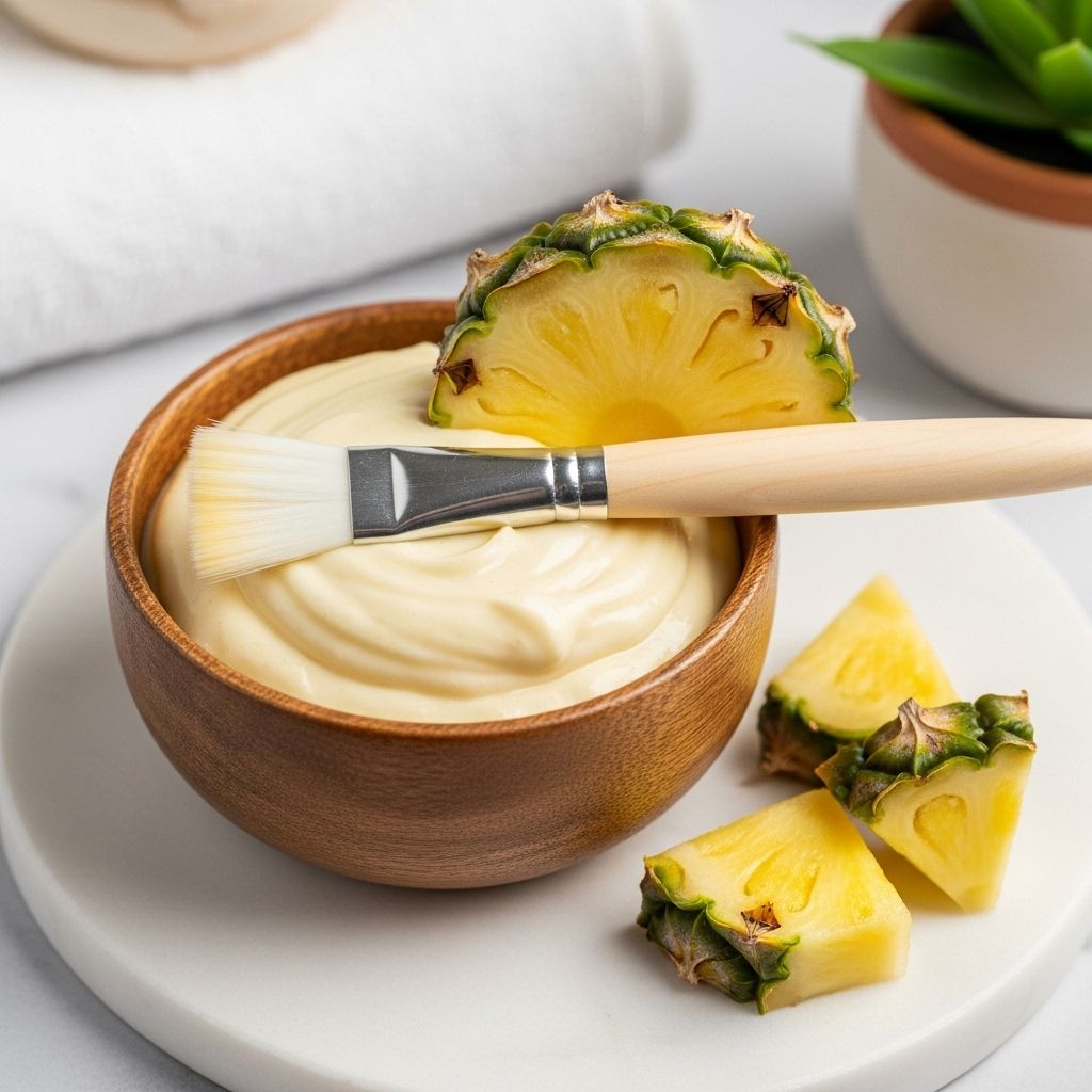 Bromelain Enzyme Peels: The Ultimate At-Home Exfoliation Guide for Glowing Skin Experience gentle, enzyme-powered exfoliation that renews and calms stressed skin.