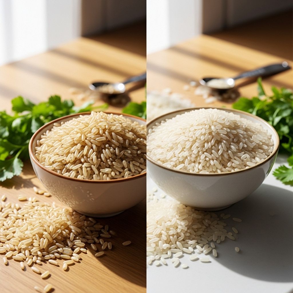 Explore the nutritional profiles, health benefits, and best uses of brown and white rice to help you make informed dietary decisions.