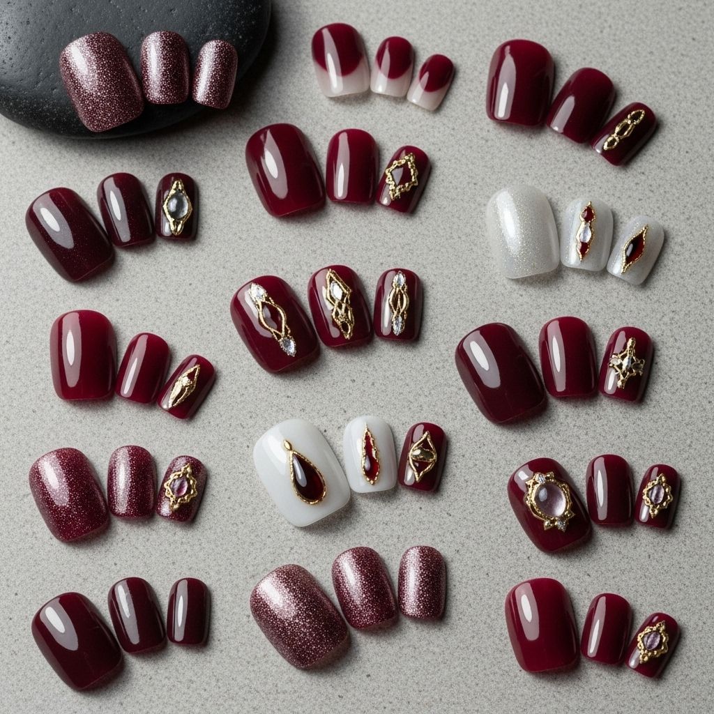 42 Burgundy Nail Ideas for Every Season and Style From rich classics to glittering glam: Burgundy nail inspirations for every mood, style, and season.