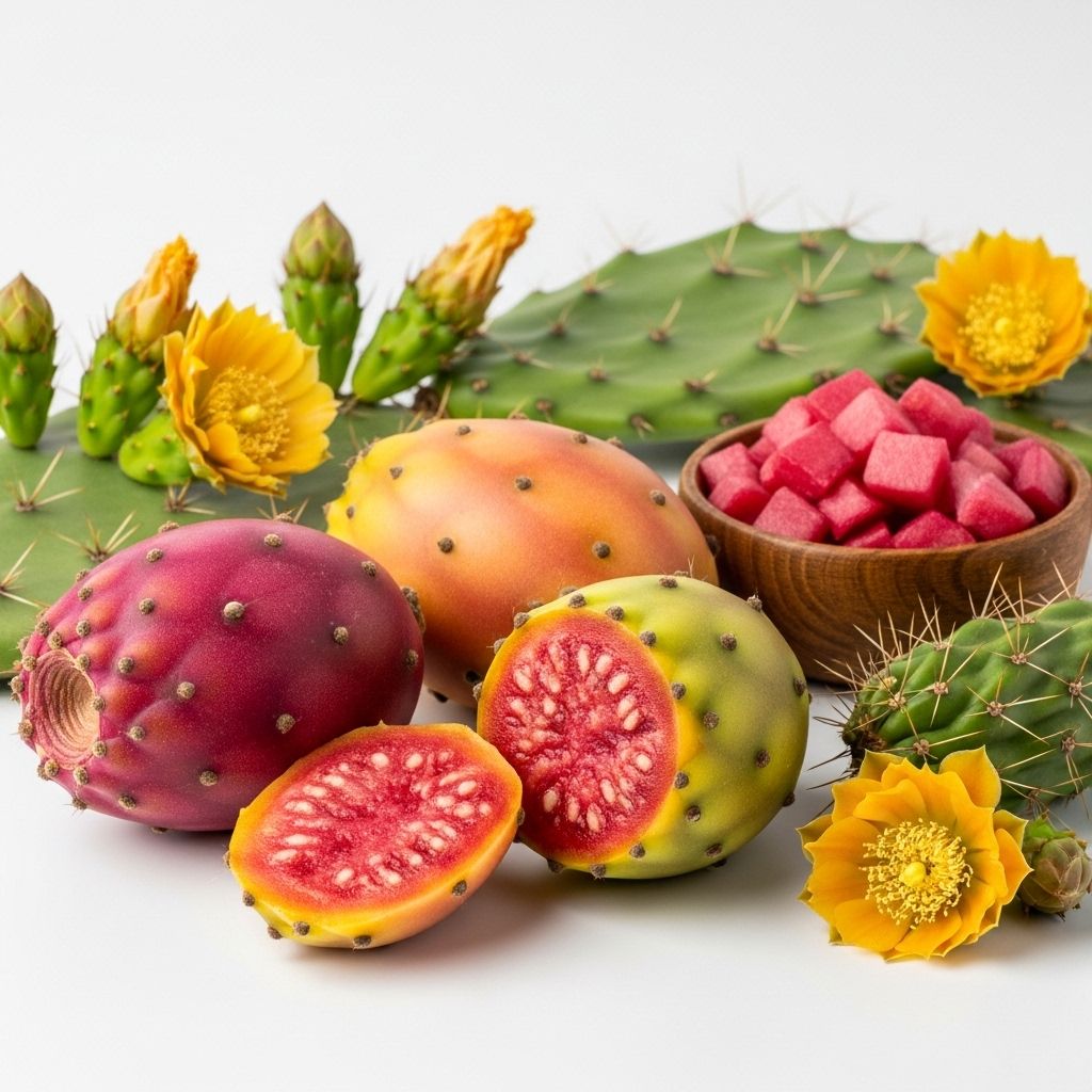 Discover the nutritional power, health benefits, delicious uses, and unique taste profile of cactus pear (prickly pear/tuna).