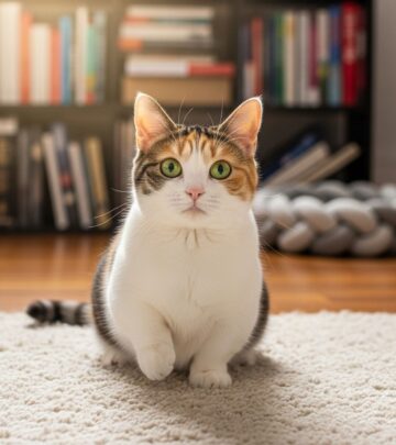 Vibrant tri-color coats and playful energy make a truly captivating feline companion.