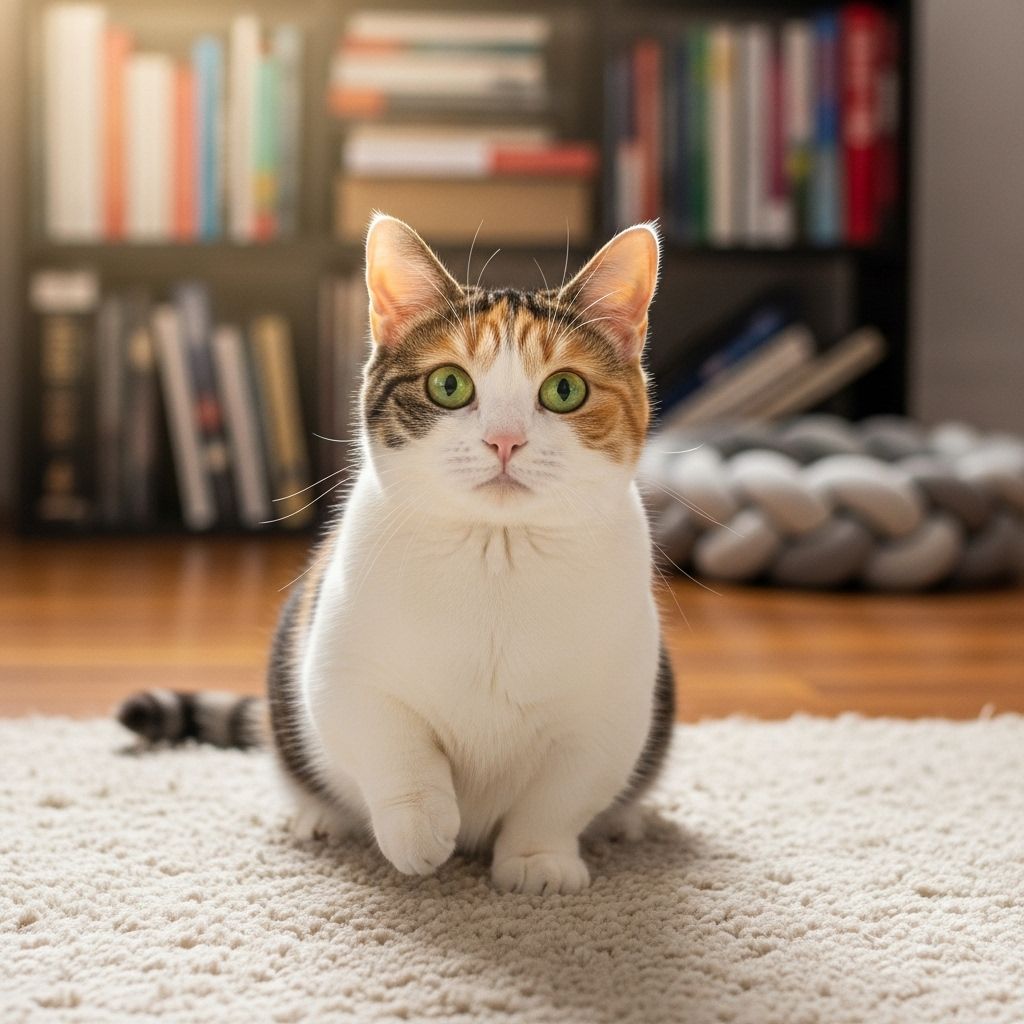 Vibrant tri-color coats and playful energy make a truly captivating feline companion.