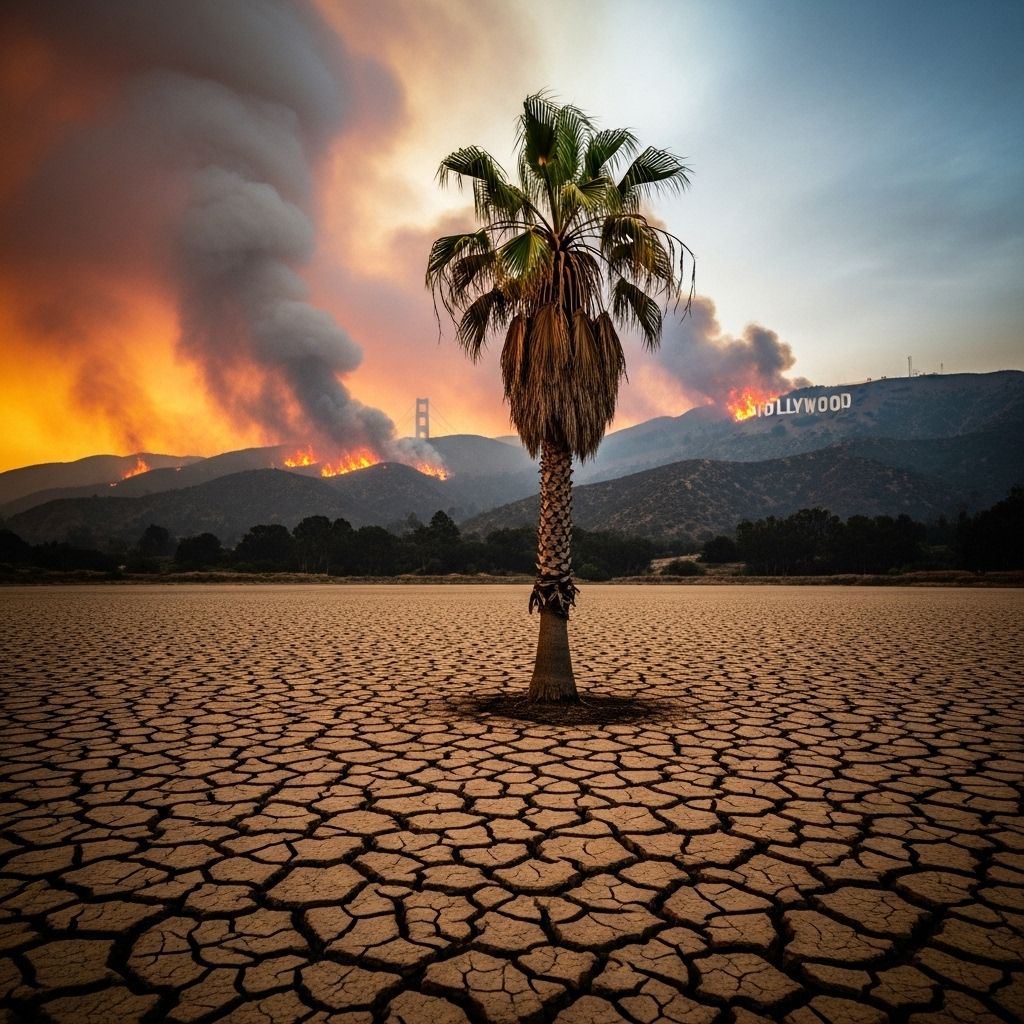 California's climate crisis is reshaping landscapes, livelihoods, and the future of urban life, challenging the state's historic promise.