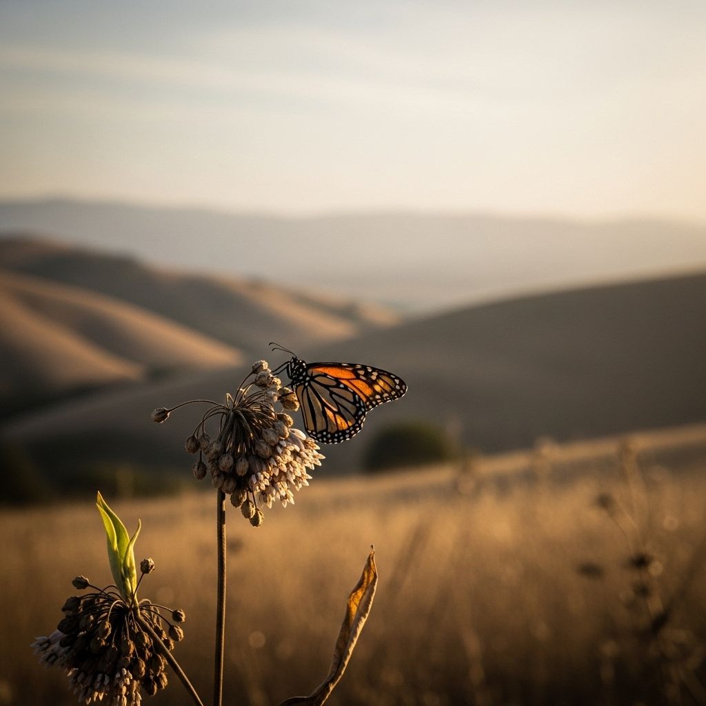 Monarch butterflies in California face critical threats as populations plummet to near-record lows due to climate change, habitat loss, and more.