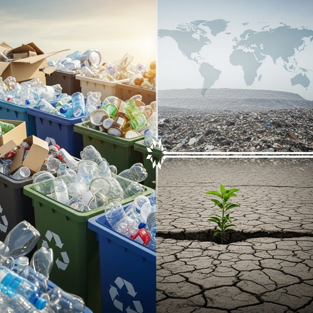 Recycling alone cannot solve the plastic crisis—rethinking policies, designs, and habits is essential for systemic change.