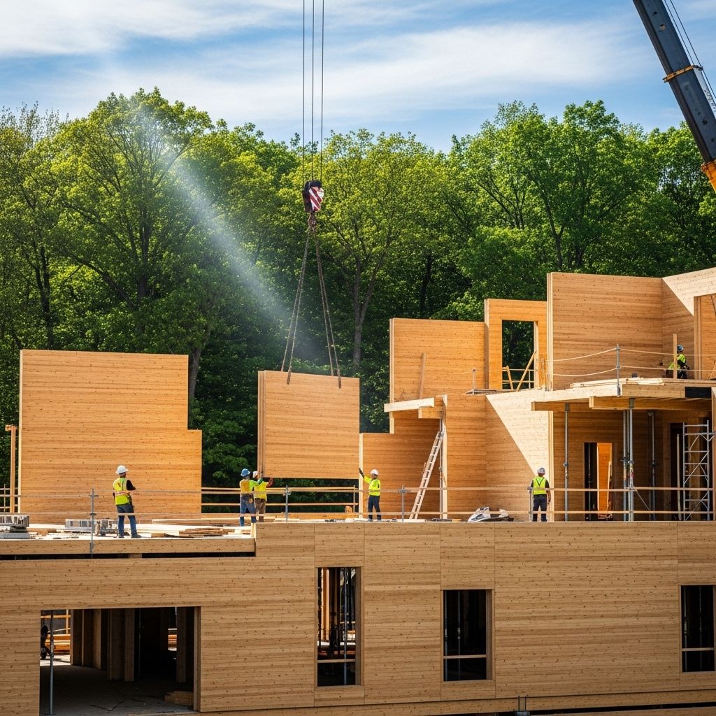 Cross-laminated timber is revolutionizing green architecture, promising a sustainable way to build for a low-carbon, resilient future.