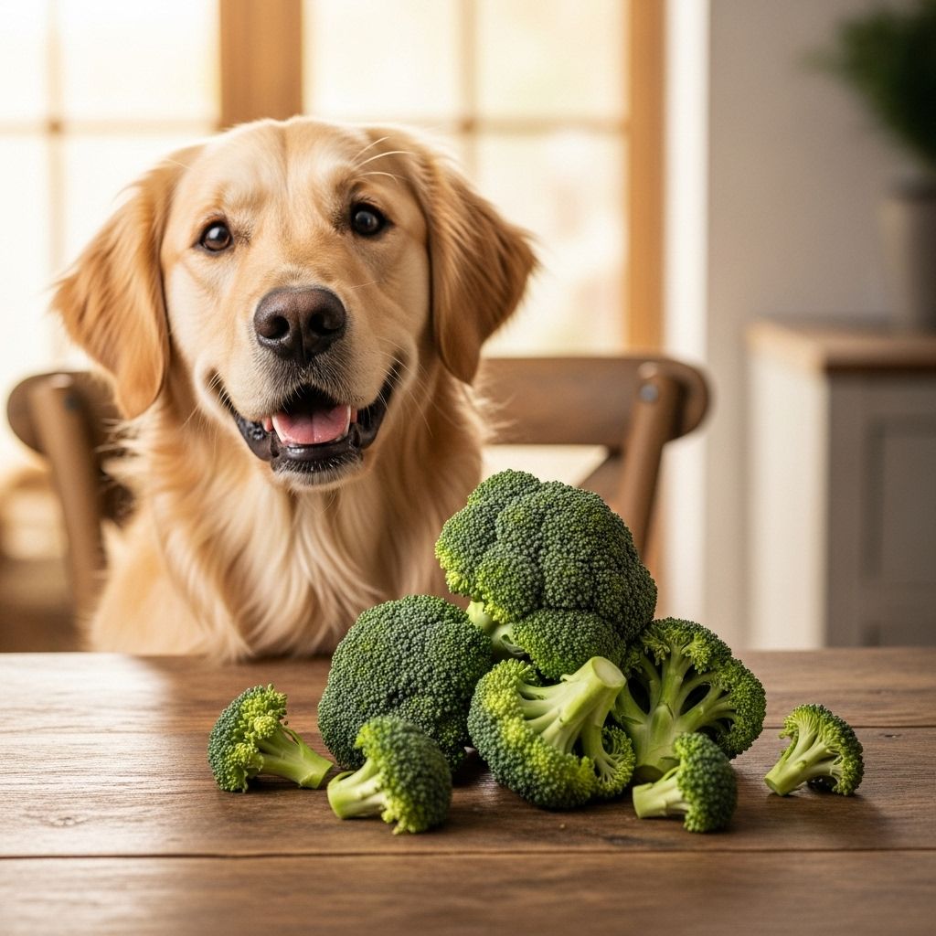 Treat your pup to a crunchy source of fiber and antioxidants, but keep portions small.
