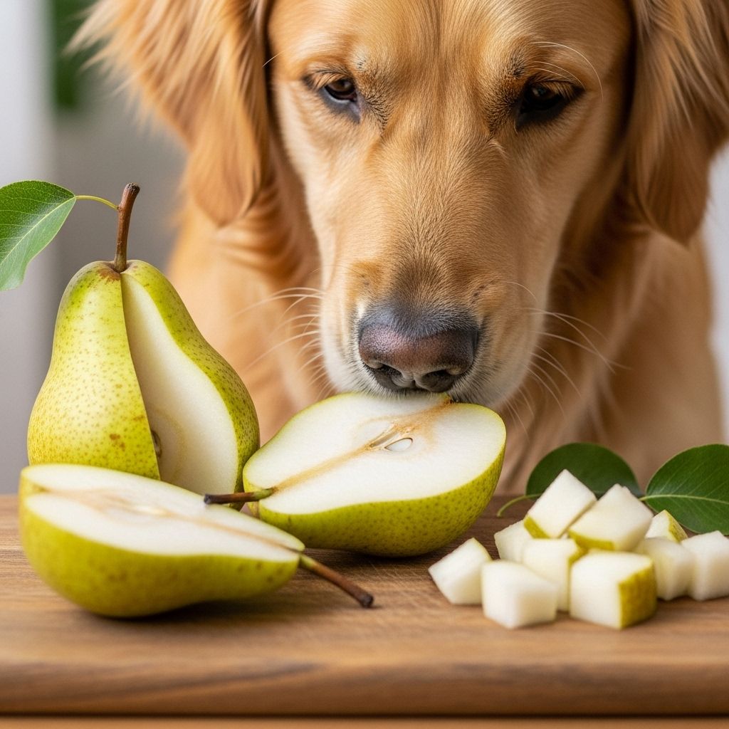 Can Dogs Eat Pears? Benefits, Risks, and Safe Serving Tips Learn how pears can be a healthy treat for dogs, the potential risks involved, and how to safely serve them.