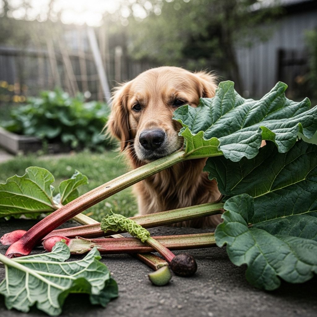 Can Dogs Eat Rhubarb? Safe Parts, Risks & What to Do If Your Dog Eats It Learn which parts of the rhubarb plant are safe for dogs, symptoms of poisoning, health benefits, and what to do in emergencies.