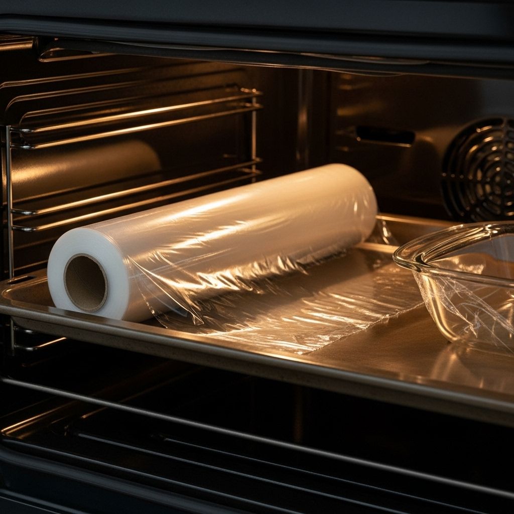 Discover the hidden dangers of using plastic wrap in ovens and learn safer cooking alternatives