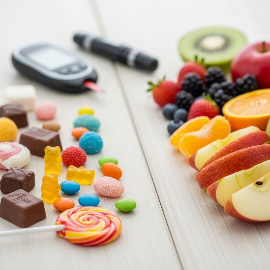 Learn how people with diabetes can safely enjoy candy, balance blood sugar, and make informed choices about sugar-free options.