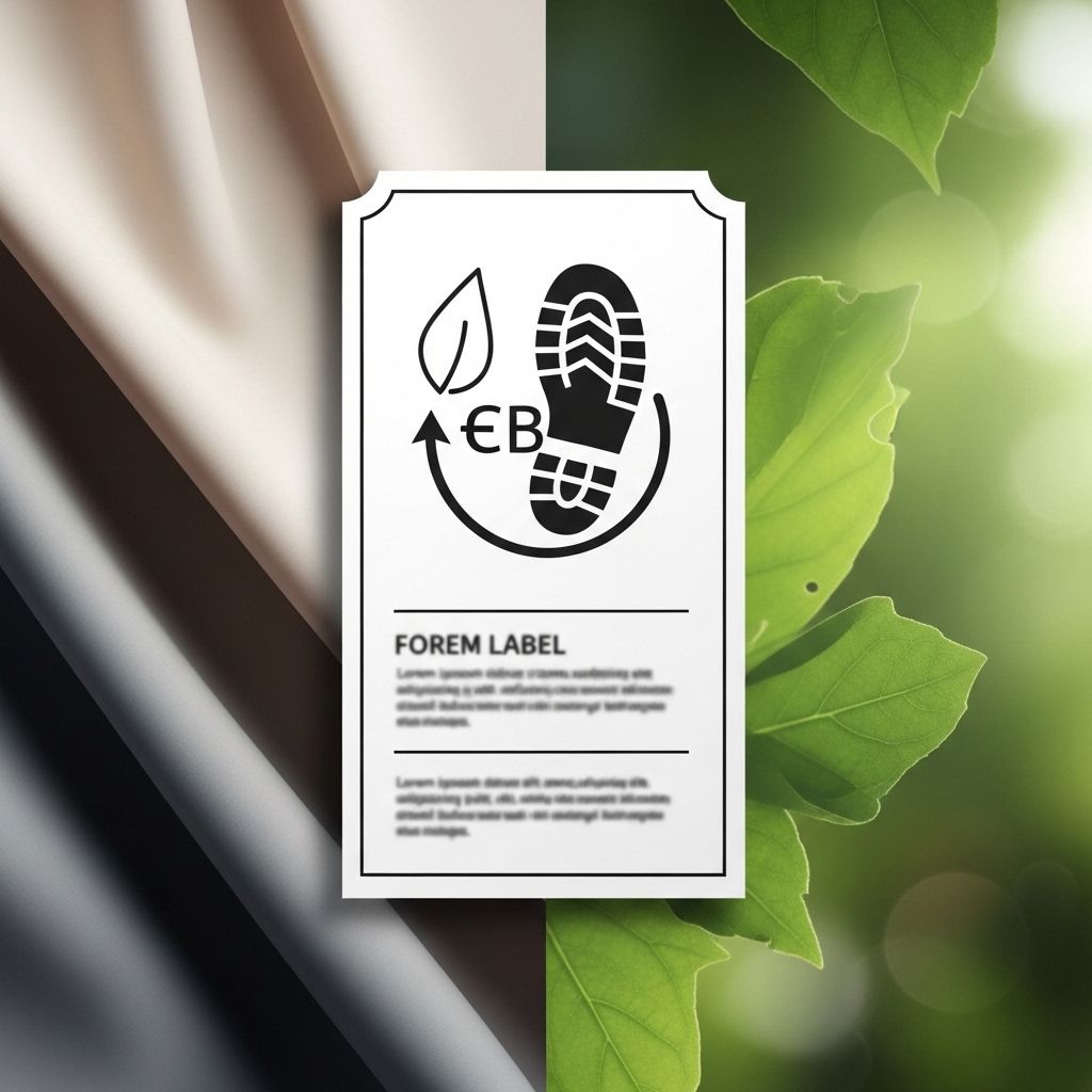 Exploring how carbon footprint labels are transforming transparency and accountability in the fashion industry.