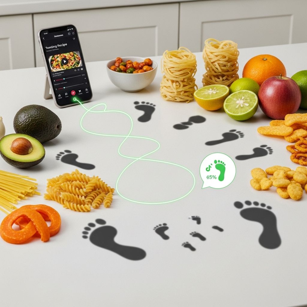 How the viral recipes dominating TikTok contribute to emissions and what conscious cooking means for a greener online world.