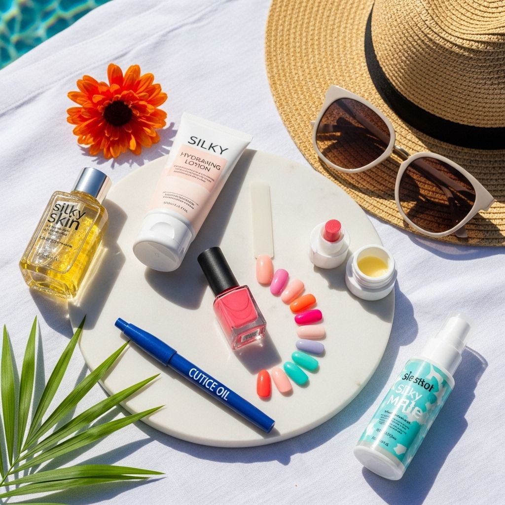 Get Carly Cardellino’s expert summer beauty hacks for flawless skin, hair, and nails—all season long.