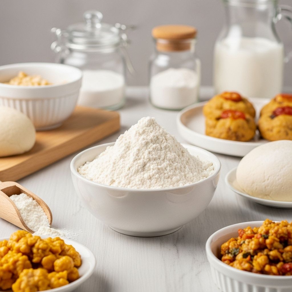 Cassava Flour: Versatile Baking Uses, Healthy Substitutes & Complete Nutrition Guide Explore the versatility of cassava flour in baking, discover healthy substitutes, and understand its nutritional benefits.