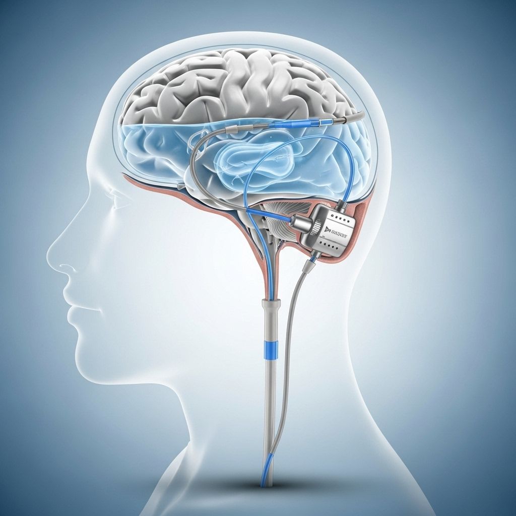 A comprehensive guide to cerebral shunts: understanding, placement, complications, and long-term management for hydrocephalus patients.