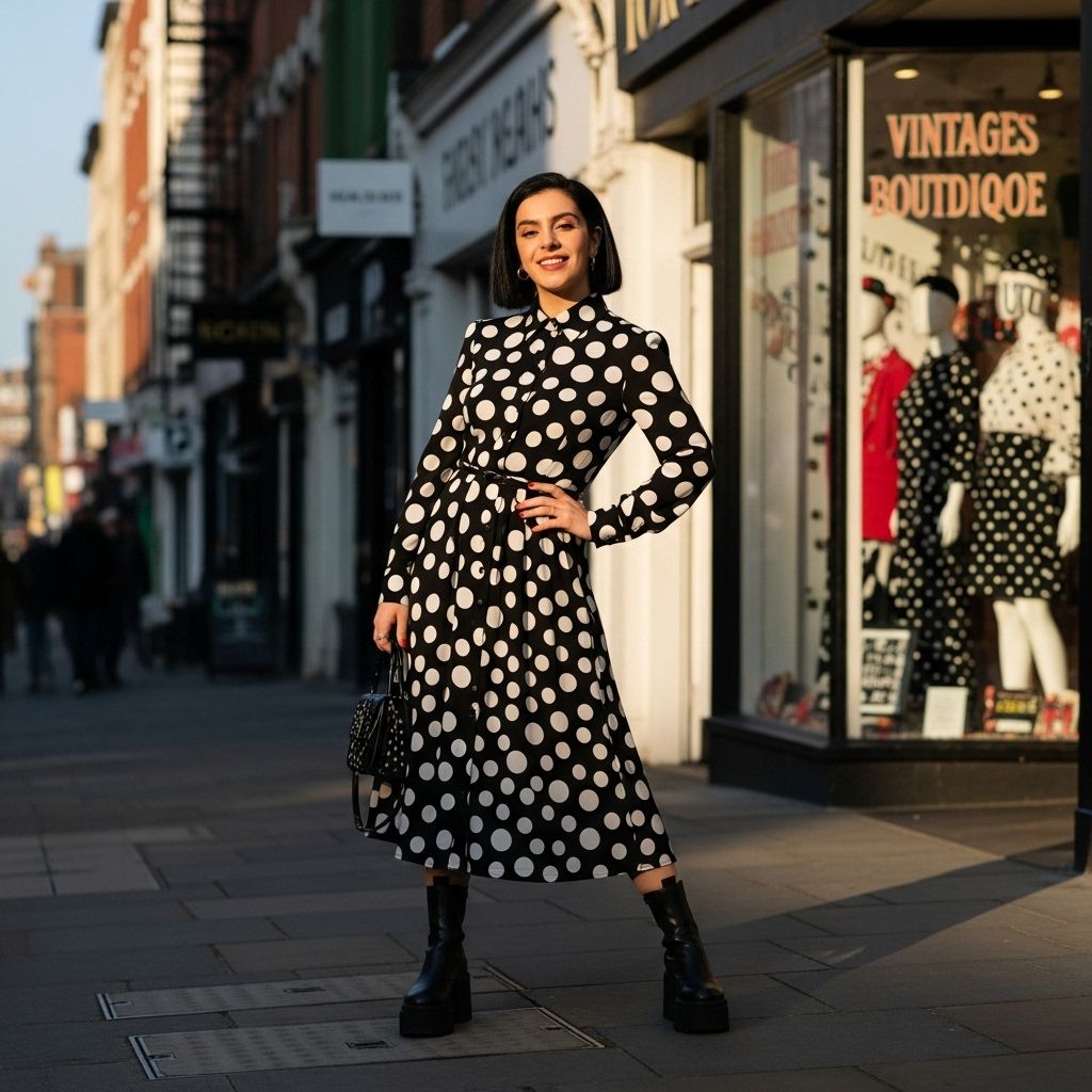 Why Charli XCX’s polka dot moment proves this cheerful, vintage-inspired style is the must-have dress trend for every modern wardrobe.