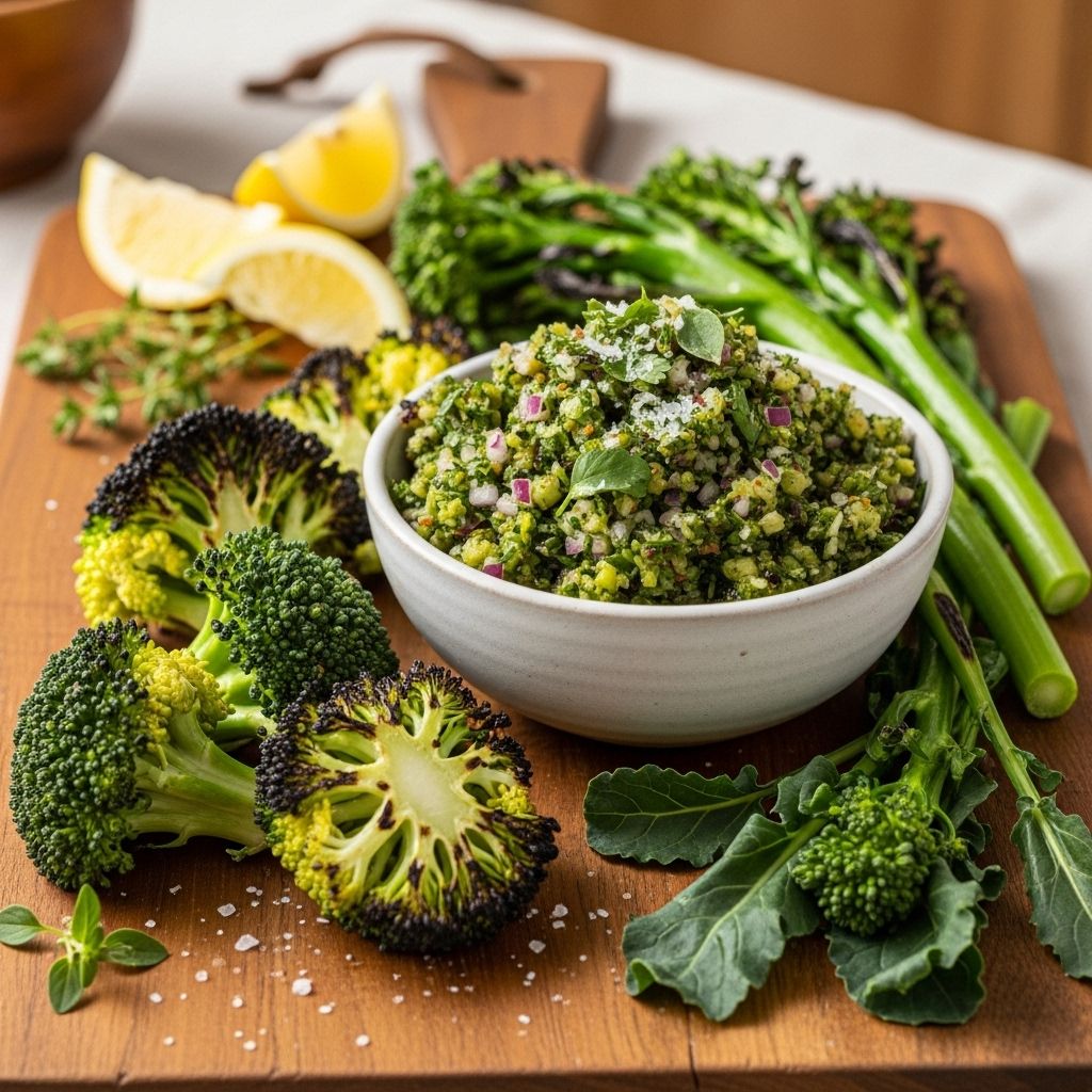 Discover the secrets behind charring broccoli to perfection for a vibrant, flavorful relish that's a stand-out side or topping.