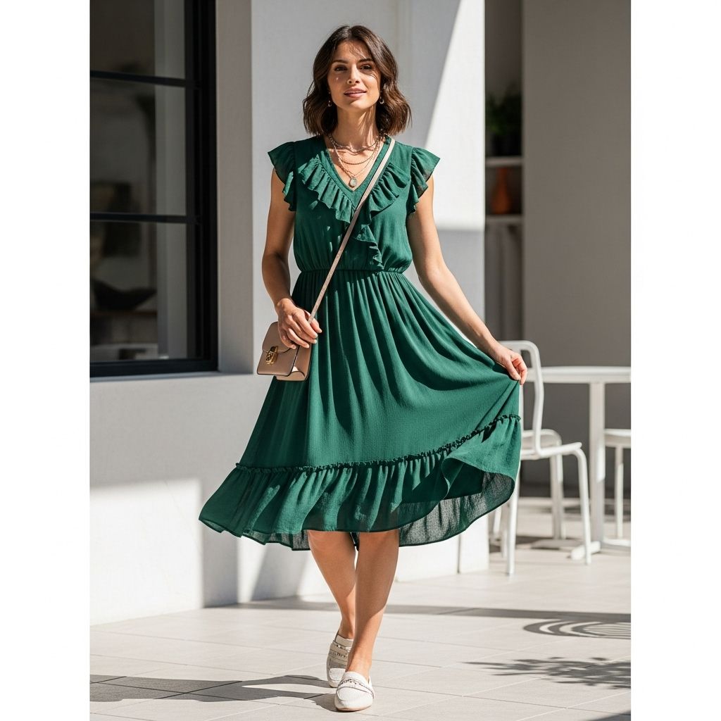Discover how this under-$30 Amazon ruffled dress delivers big on comfort, versatility, and style for every occasion.