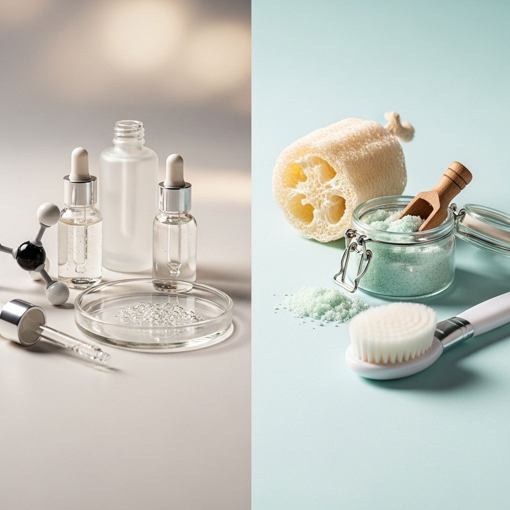 Chemical vs. Physical Exfoliation: Optimal Weekly Strategies for Radiant, Healthy Skin Reveal smoother, more radiant skin with tailored treatment strategies for all skin types.