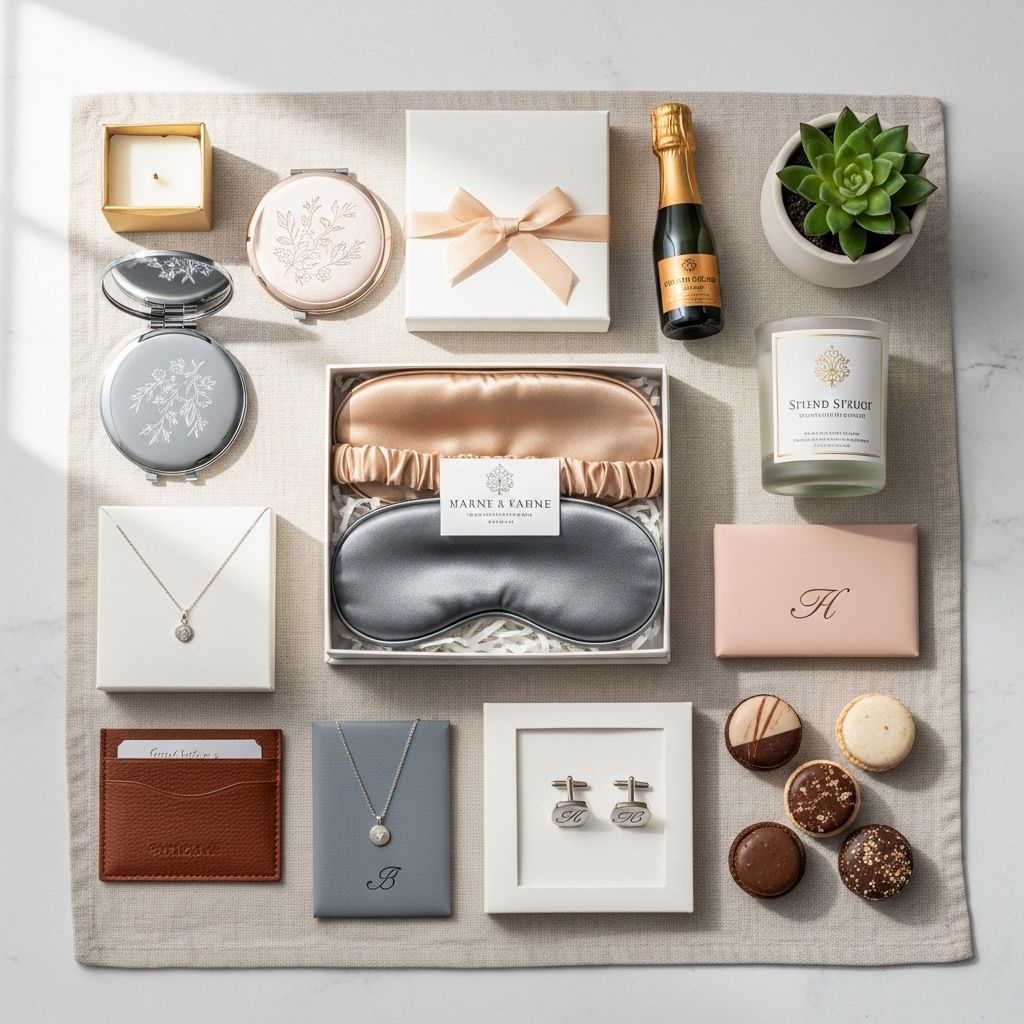 Discover the ultimate guide to stylish and memorable gifts for everyone in your wedding party, from your bridesmaids to the groomsmen.
