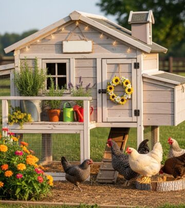 Infuse charm and promote easy upkeep in your flock's habitat with clever accents.