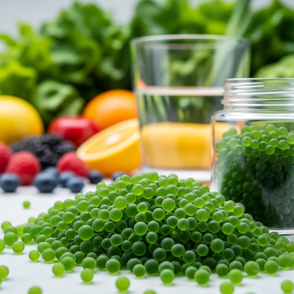 Discover Chlorella’s wide-ranging health benefits, optimal dosage guidance, and crucial safety insights for wellness.