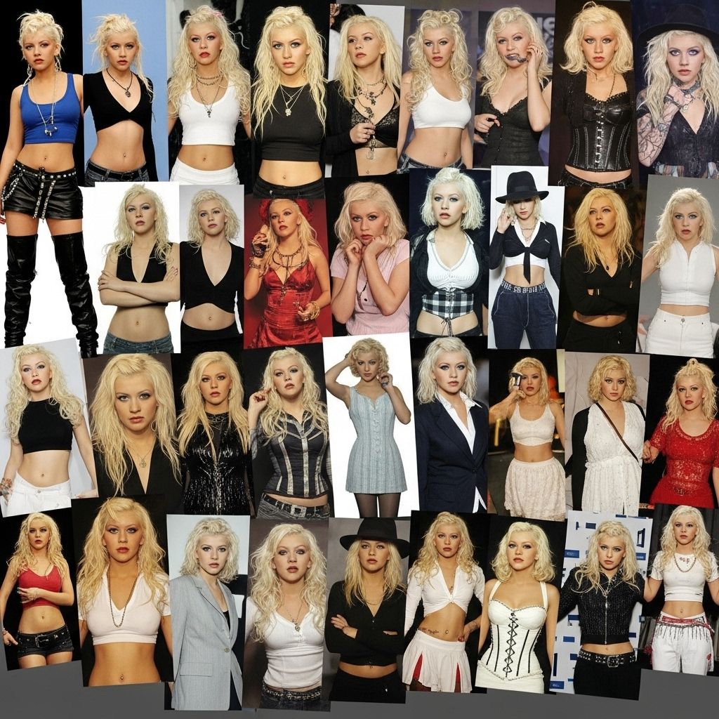 A deep dive into the unforgettable, bold, and sometimes wild fashion moments that defined Christina Aguilera’s legendary 2000s style evolution.