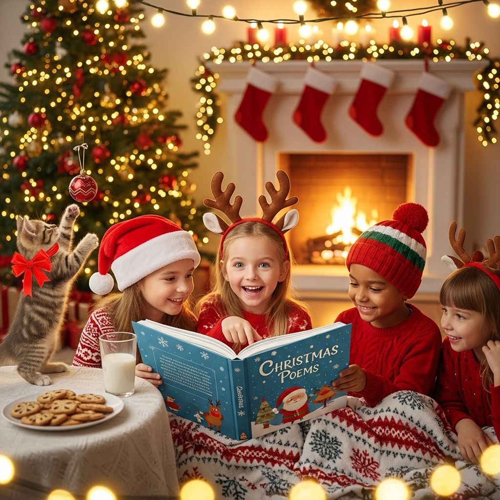 Charming Christmas Poems for Kids: Festive Rhymes to Spark Holiday Joy Captivate young imaginations with heartwarming verses that inspire holiday wonder.
