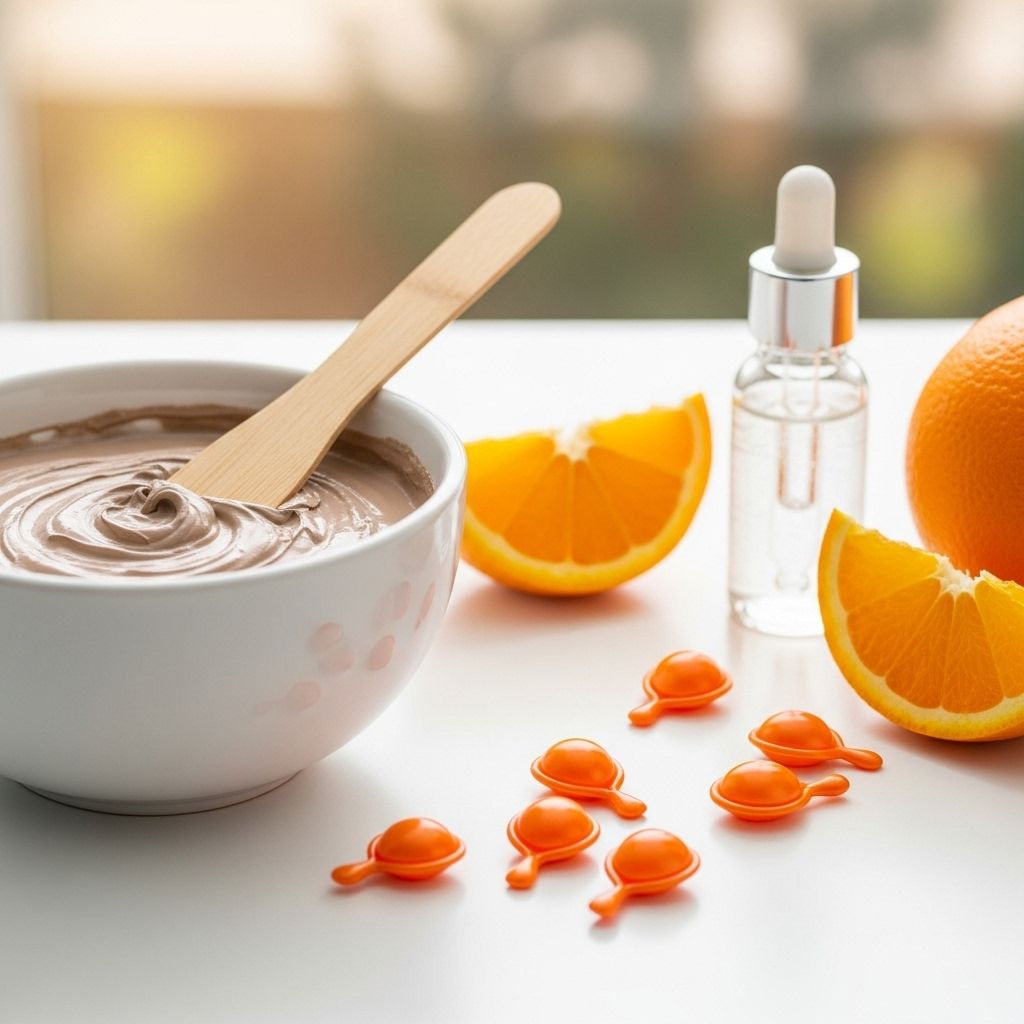 Clay Mask & Vitamin C Pairing for Bright Skin: Benefits, How It Works, and Best Practices Clay and vitamin C combine to detoxify pores and unveil a smoother, more even complexion.