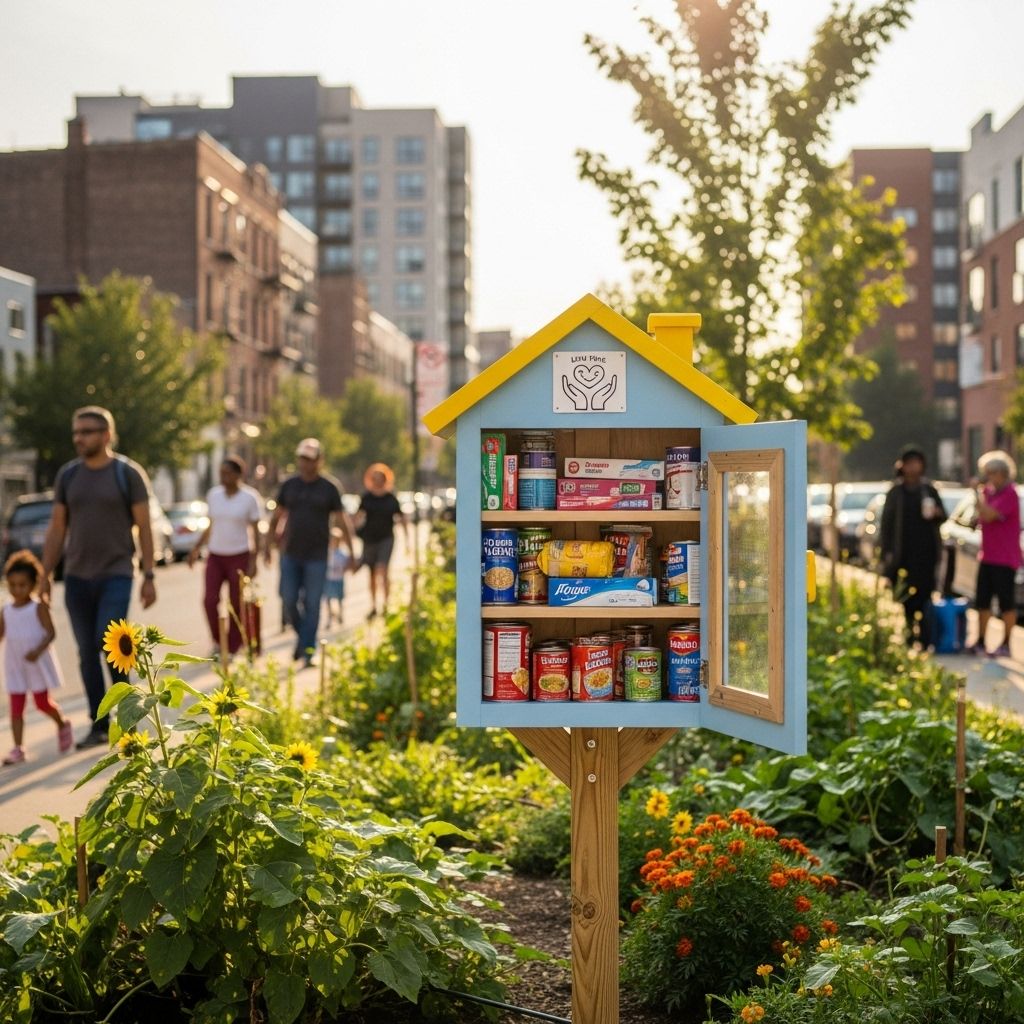 Explore how Little Free Pantries empower communities, foster mutual aid, and offer immediate help against food insecurity through innovative neighborhood initiatives.