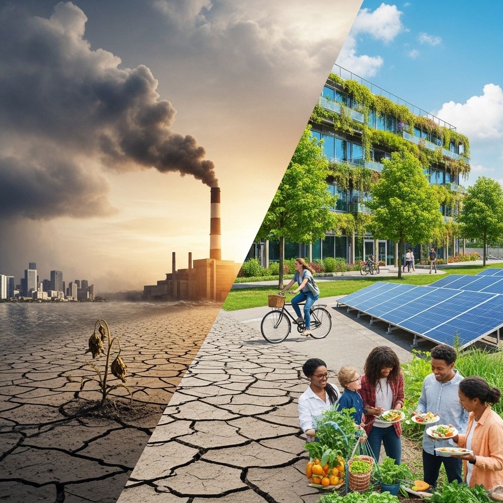 Far-reaching, collective lifestyle changes are essential to effectively address the climate crisis and ensure a sustainable future.