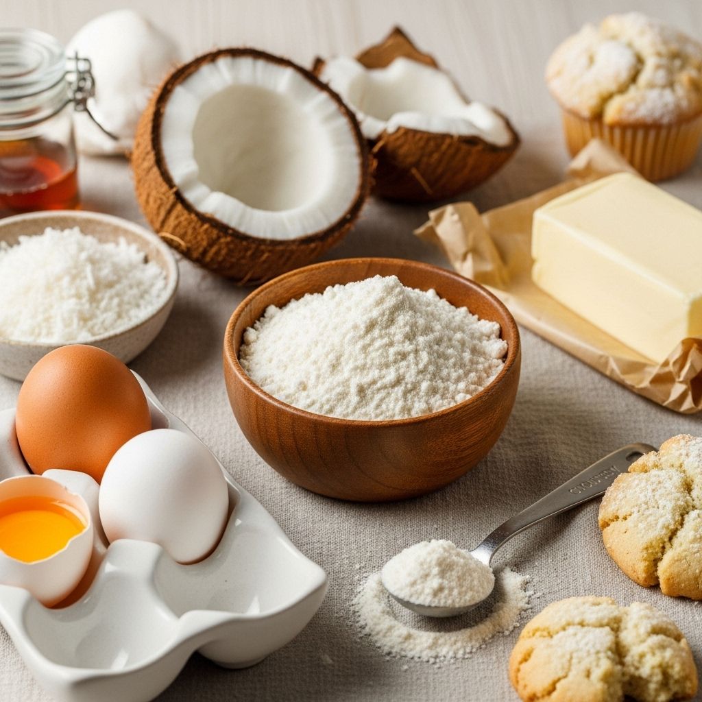 Everything you need to know about coconut flour: from its baking magic and top substitutes, to nutritional benefits and expert tips.