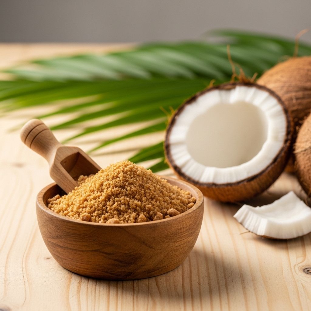 Coconut Sugar: Benefits, Uses, and Taste – A Complete Guide to Coconut Palm Sweetener Discover the natural sweetness of coconut sugar and its health benefits, culinary uses, and unique caramel flavor.