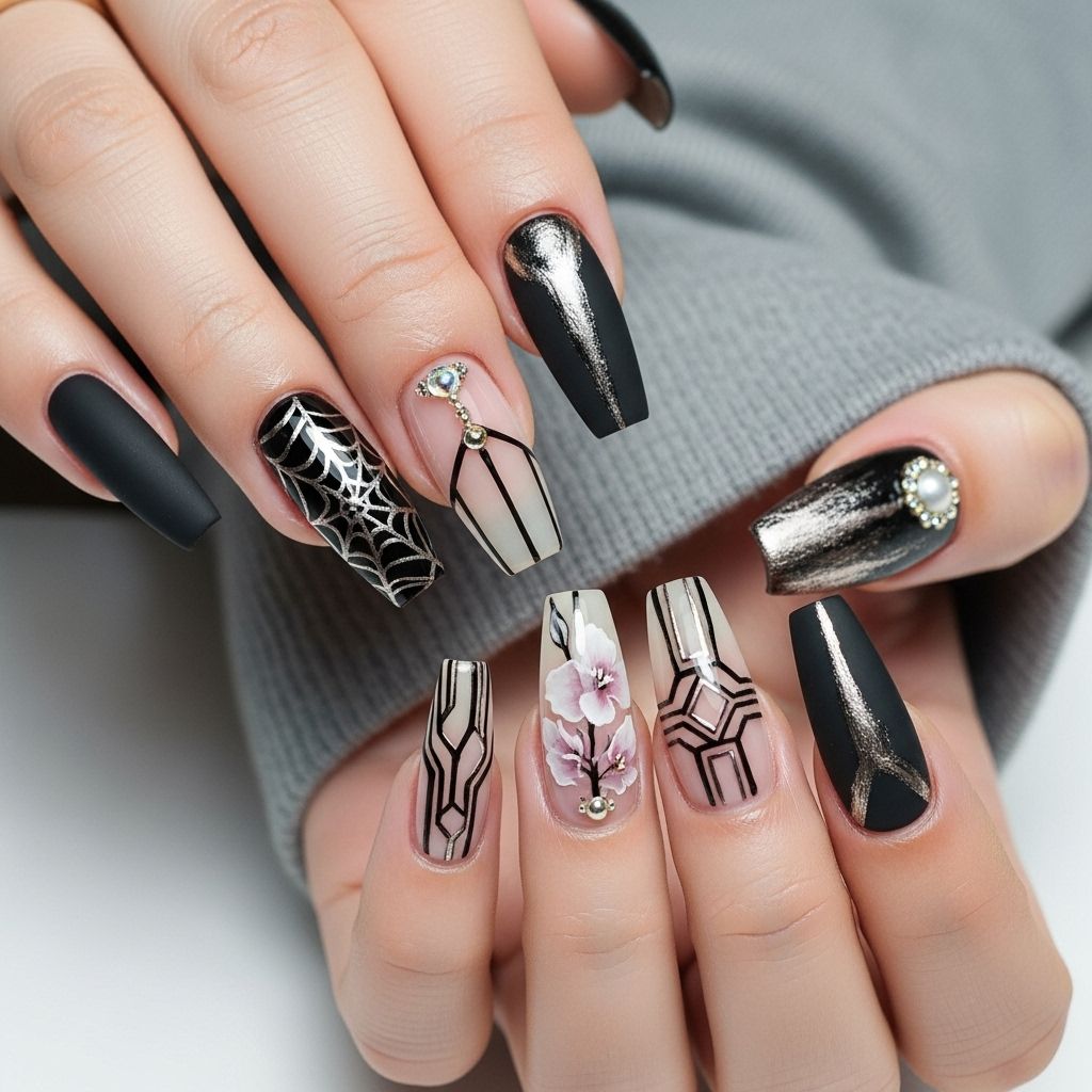 Unleash your inner trendsetter with these creative, statement-making coffin nail designs for every style and occasion.