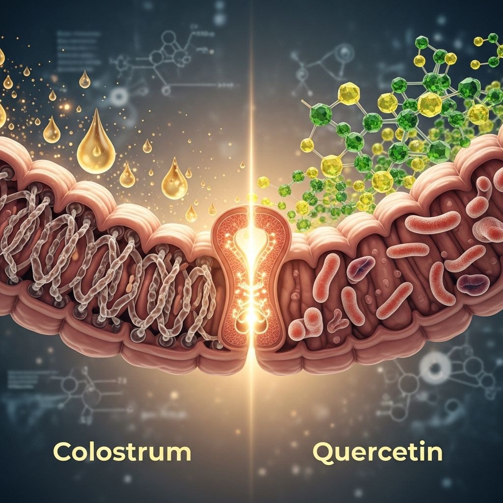 Immune factors and antioxidants combine to preserve digestive tract integrity.