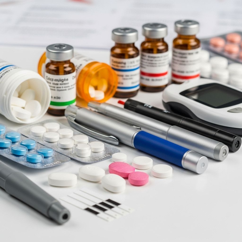 An in-depth overview of diabetes medications, their classes, how they work, and options for managing both type 1 and type 2 diabetes.