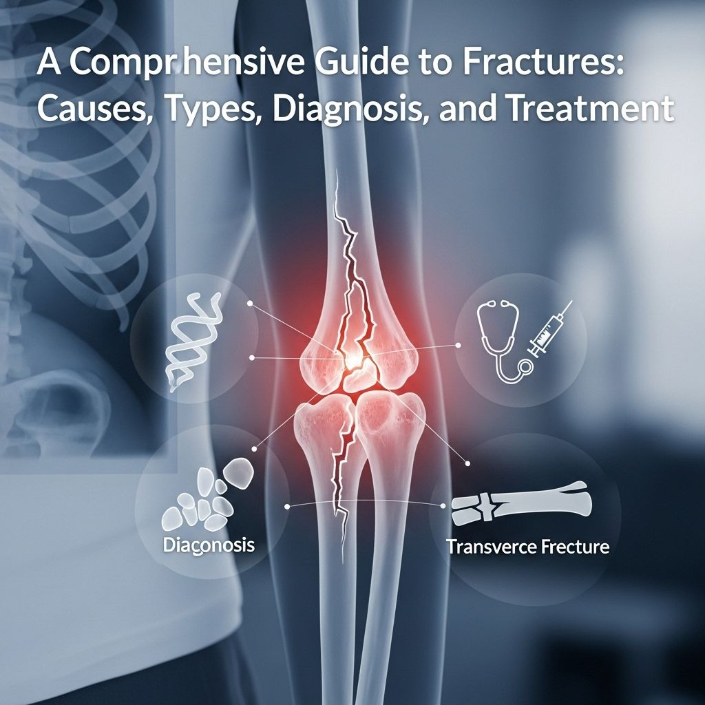 Understanding bone fractures—from causes and types to diagnosis, treatment, healing, and prevention—for lifelong bone health.